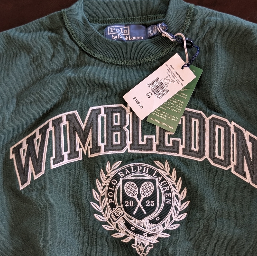 Wimbledon Crest Fleece Crewneck PRL - Picture 5 of 16